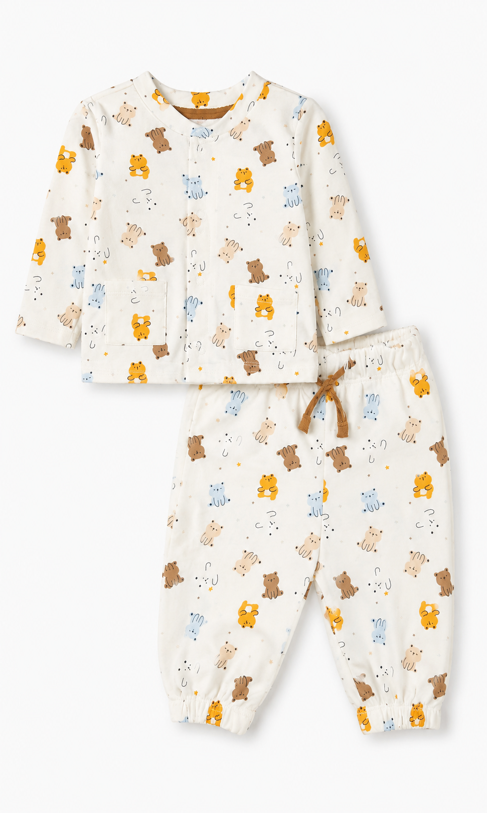 Baby Night Suit Bear Print