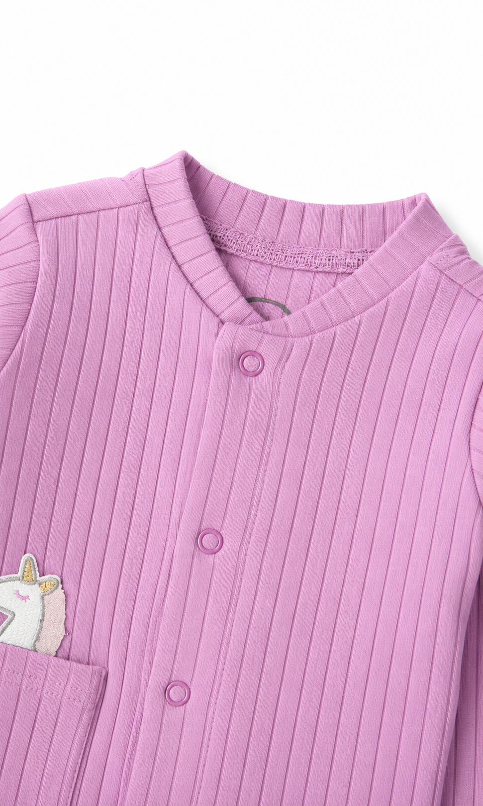 Baby Girls Night Suit Lilac Bunny Patch
