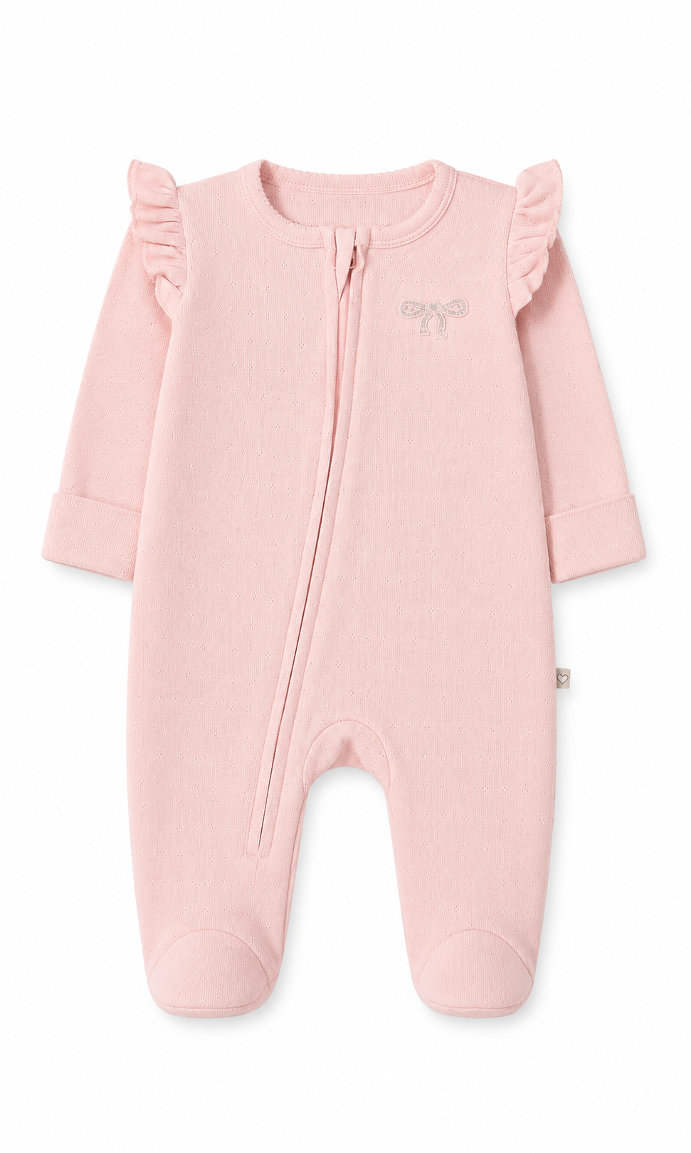 Baby Girls Romper Pack of 2 Pink Grey Striped with Headband