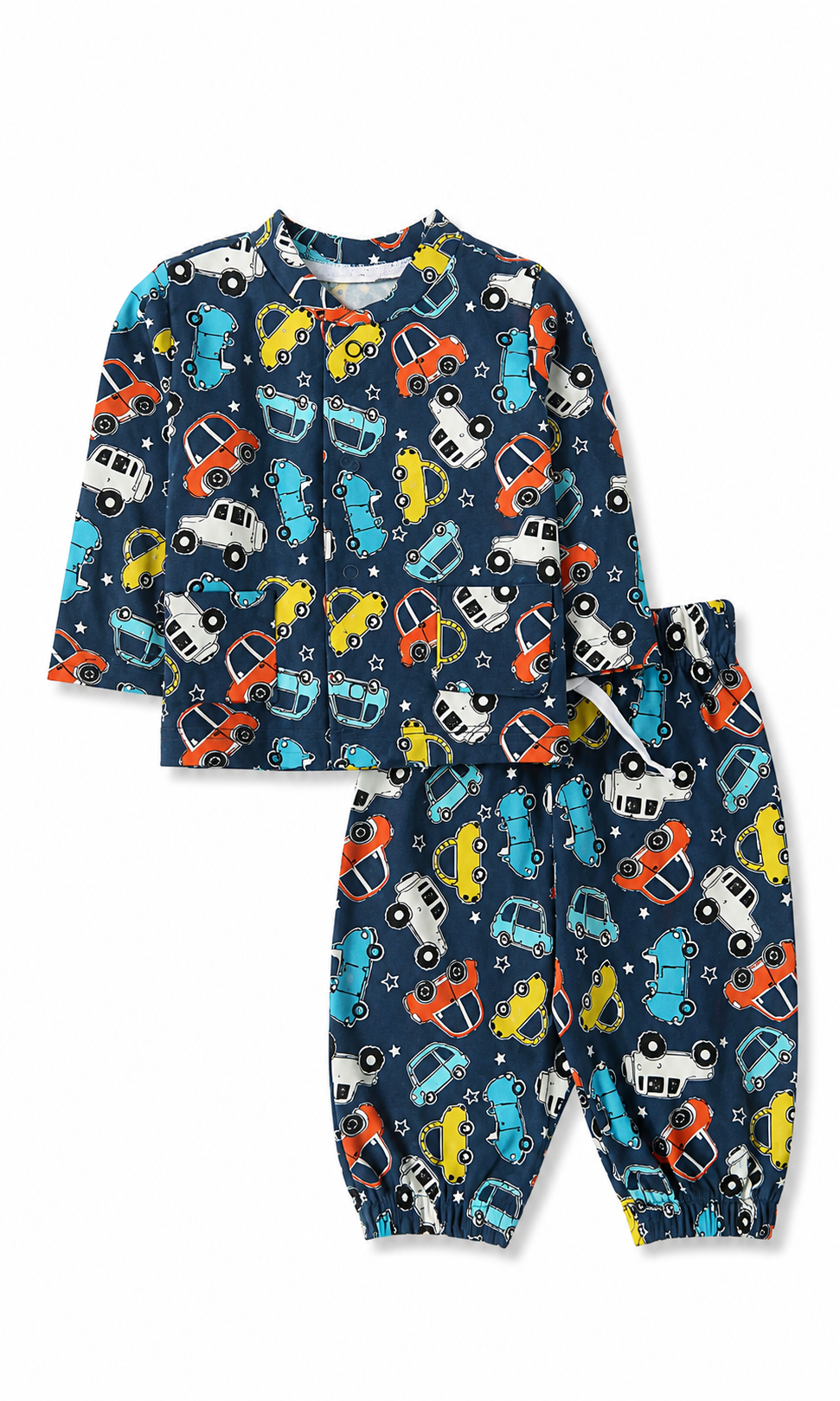 Baby Night Suit Cars Print
