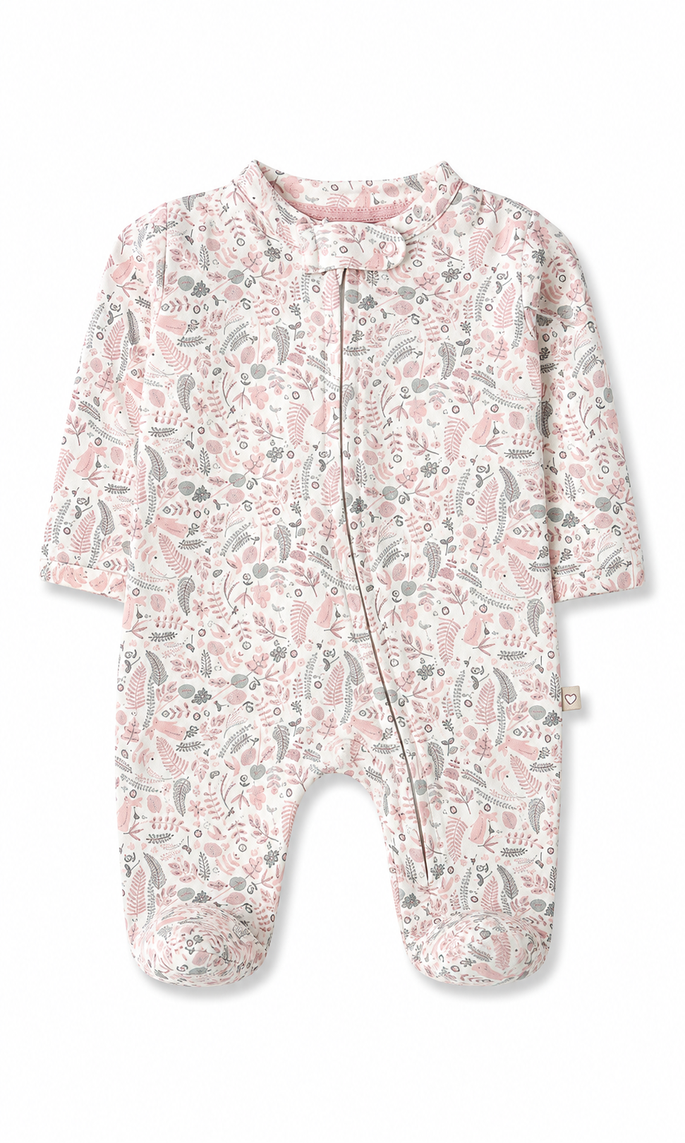 Baby Girls 7-Piece Gift Set Pink Floral Print