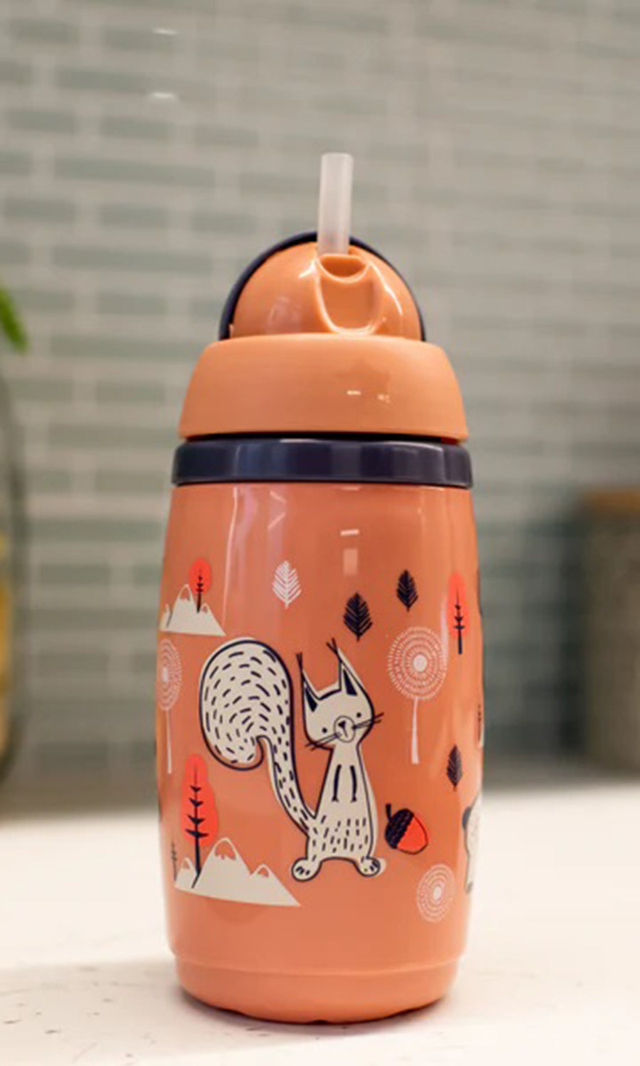 Insulated Straw Cup AL IL Pink 1X Tommee Tippee 266ML - 447825