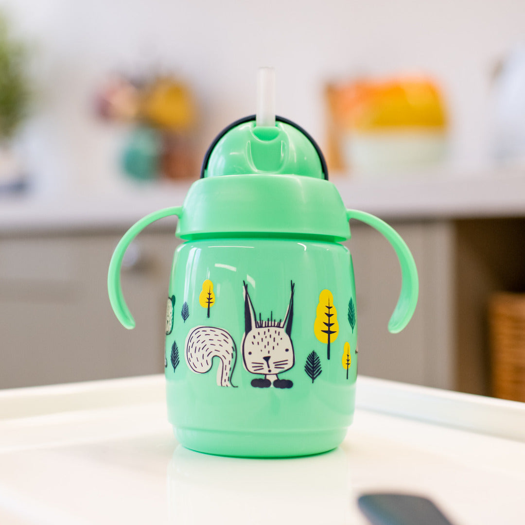 300ML 1X TRNR Straw Cup AL IL Green Tommee Tippee 447830