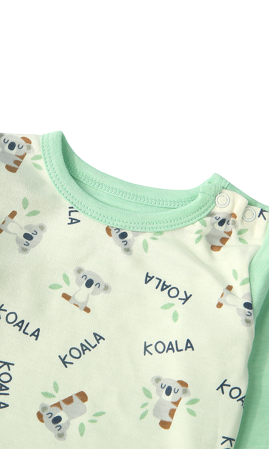 Baby Boys 3-Piece Suit Mint Green Koala Print