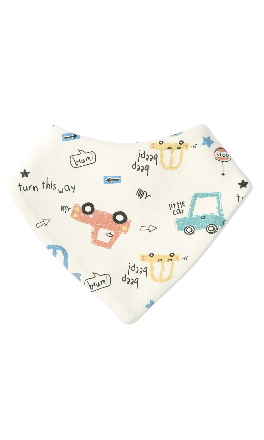Baby Boys 6-Piece Gift Set Lime Yellow Ribbed & Little Car Print Newborn Layette