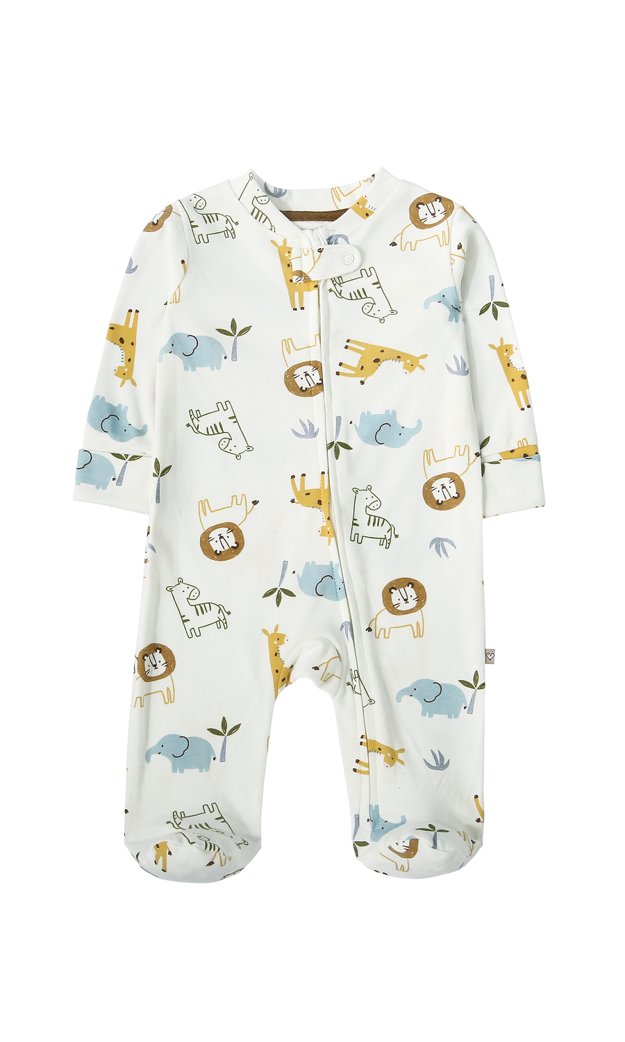 Baby Boys Footed Romper Pack of 2 Blue
