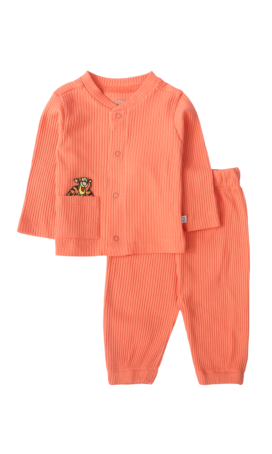 Baby Boys Night Suit Coral Tigger Patch