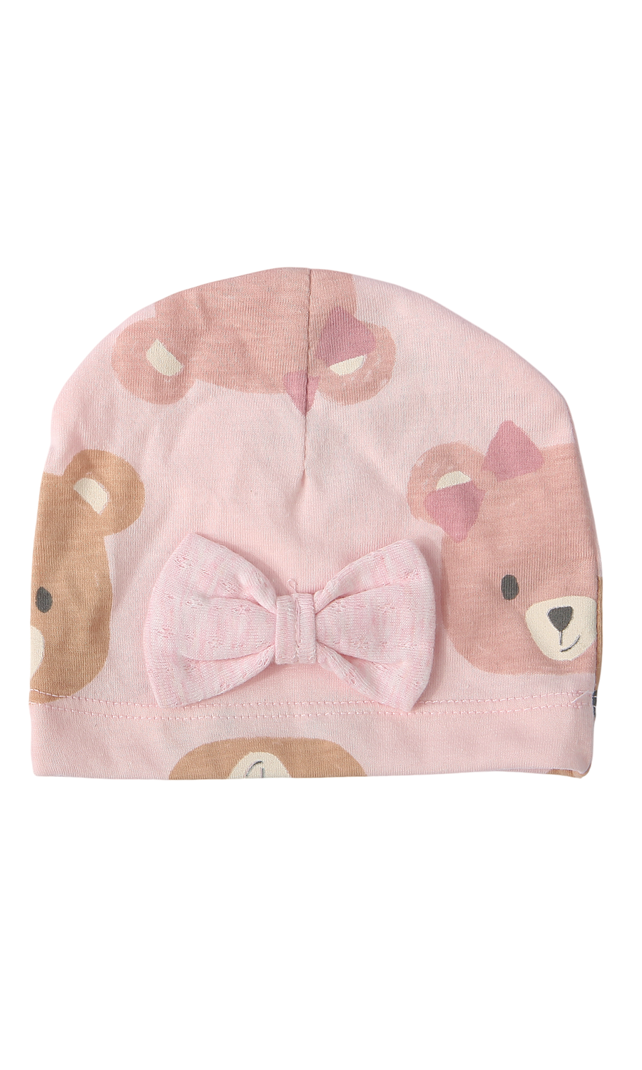 Baby Girls 4-Piece Suit Pink Teddy Bear Print
