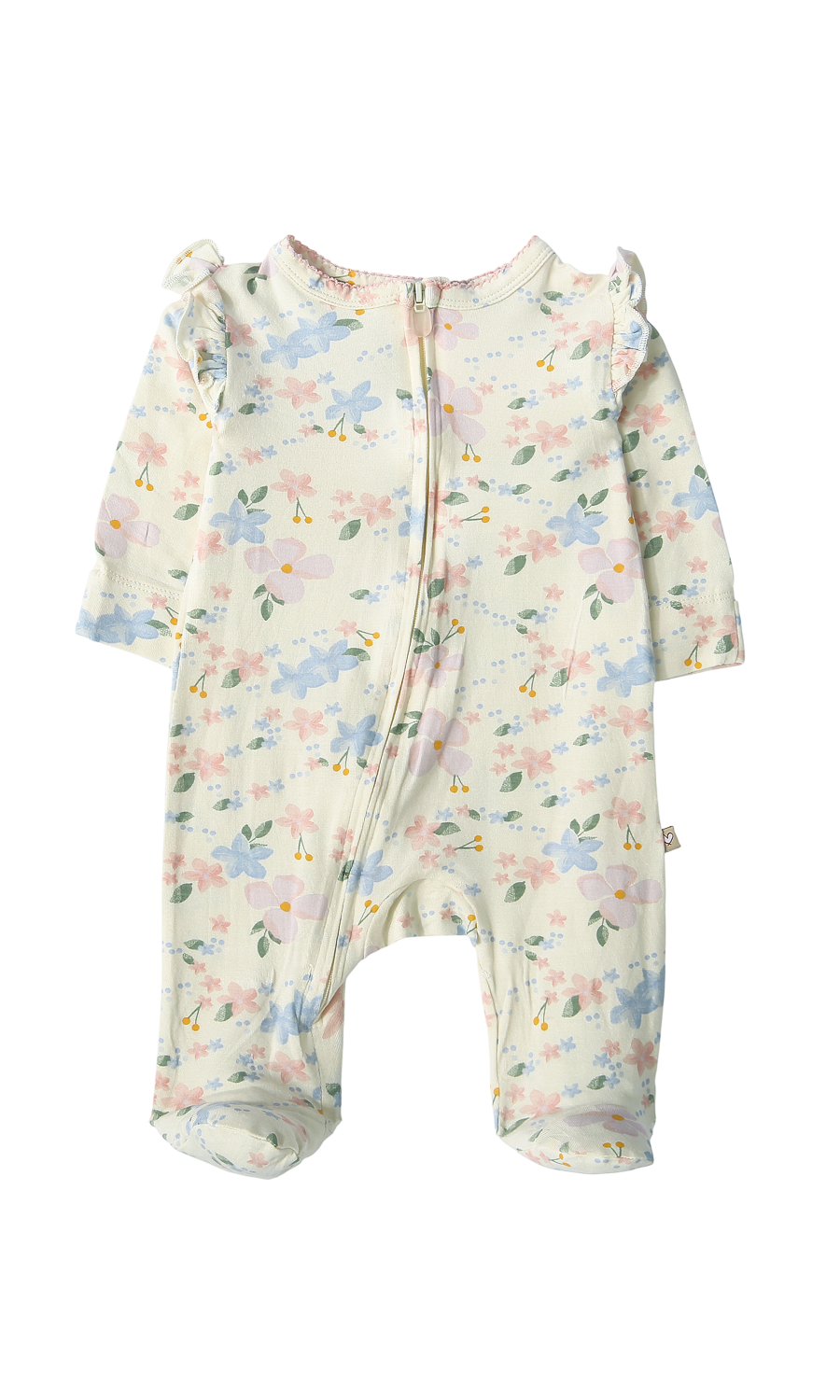 Baby Girls 6-Piece Gift Set Cream & Pink Floral
