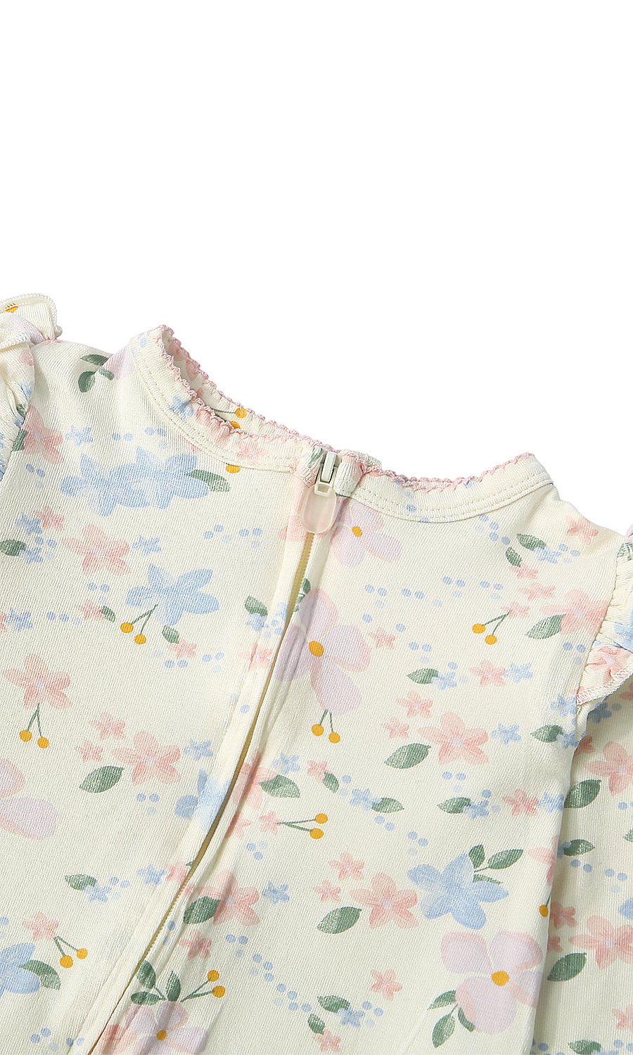 Baby Girls 6-Piece Gift Set Cream & Pink Floral