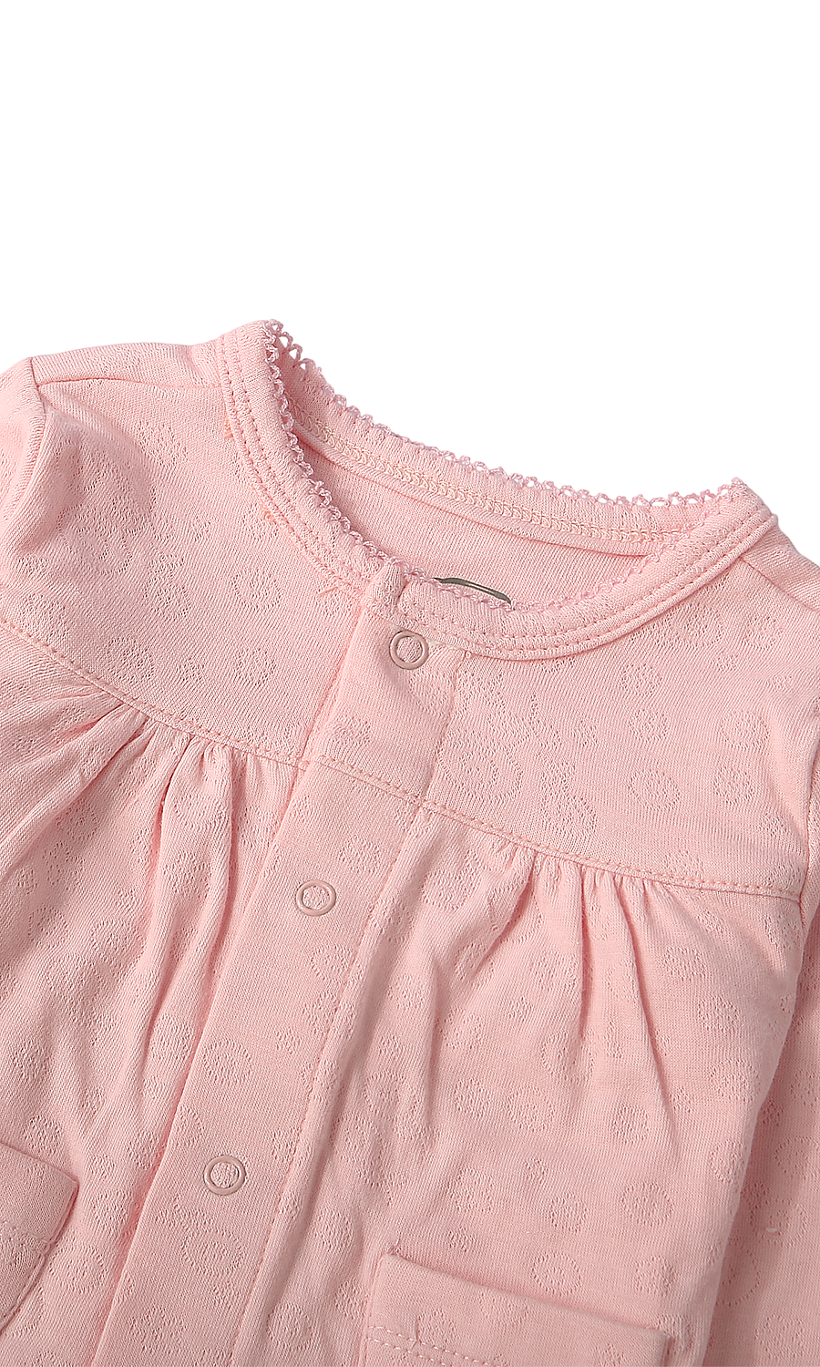 Baby Girls 6-Piece Gift Set Cream & Pink Floral