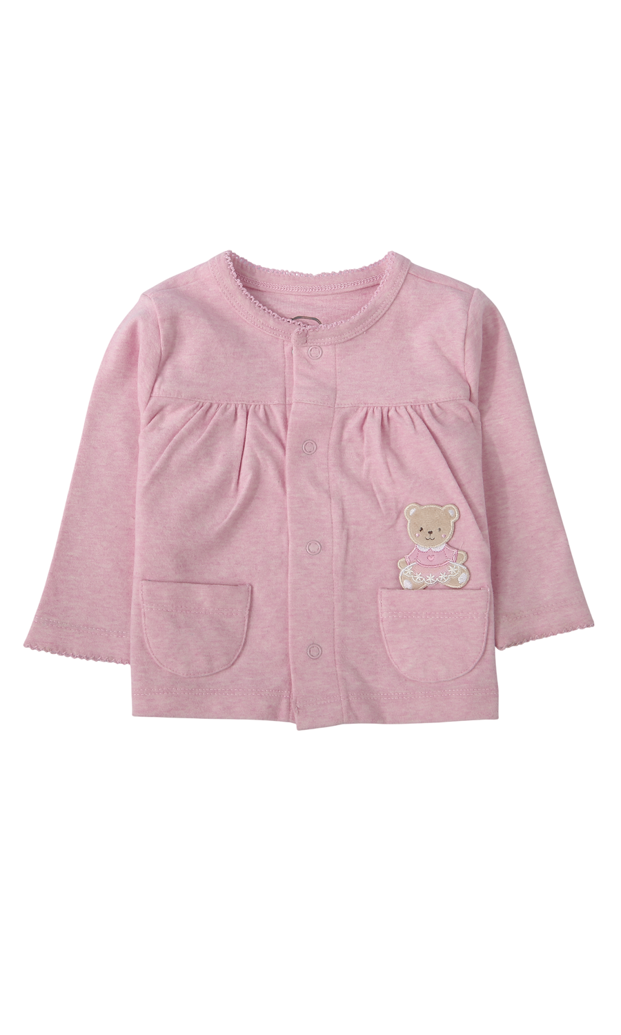 Baby Girls 6-Piece Gift Set Dusty Pink Teddy Bear