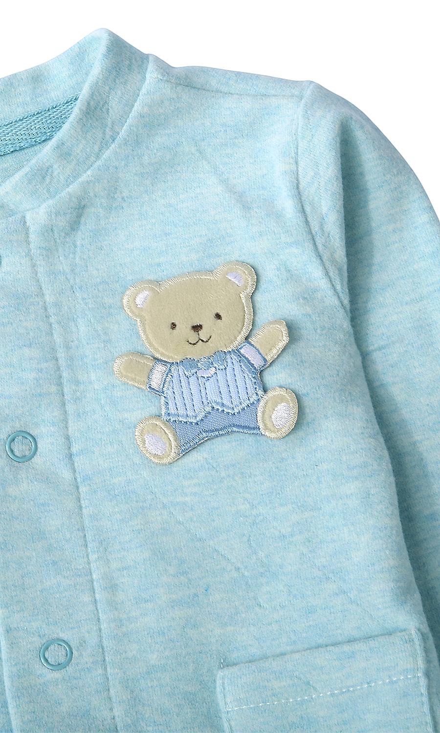 Baby Girls 6-Piece Gift Set Mint Green Teddy Bear