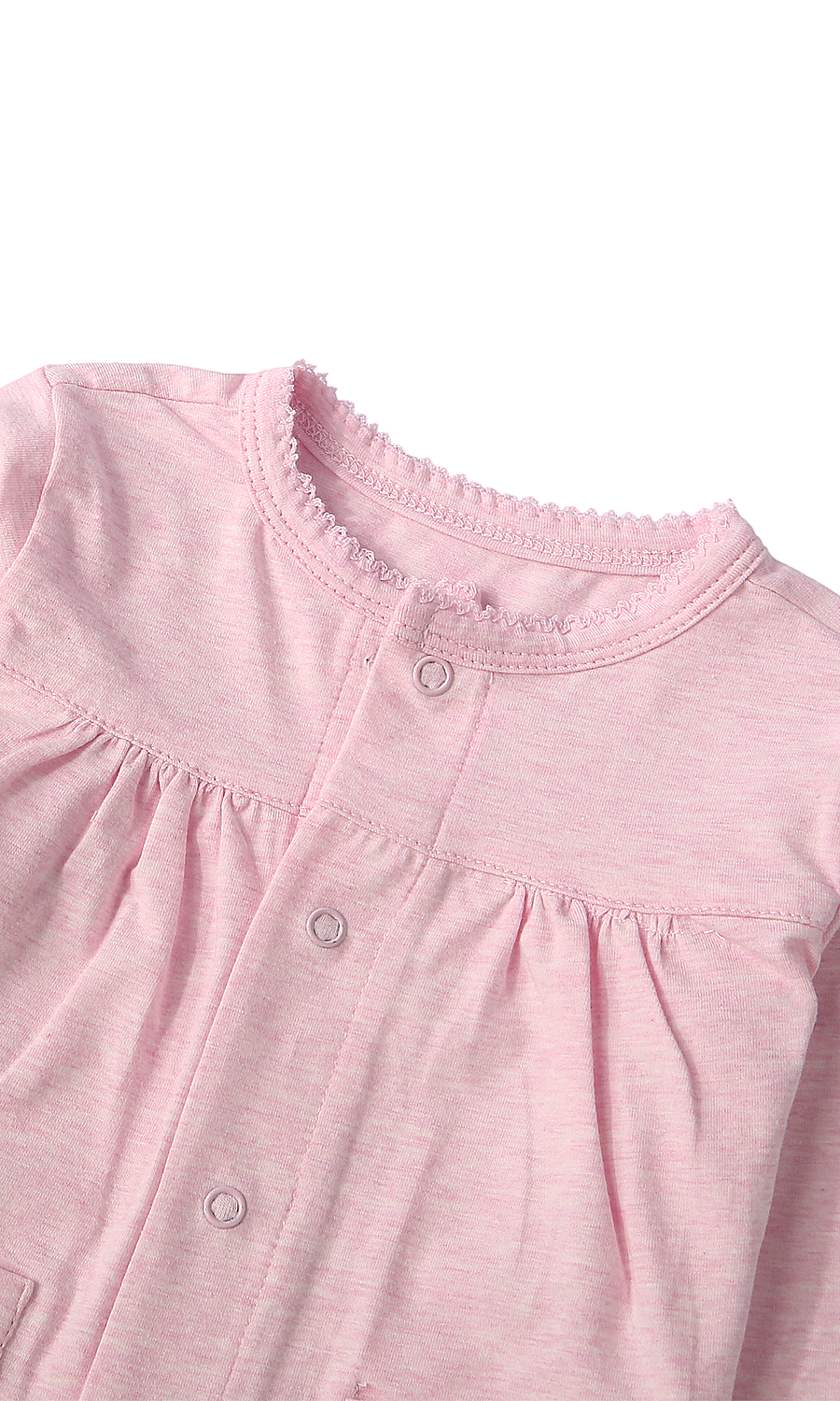 Baby Girls 6-Piece Gift Set Pink Floral Embroidery