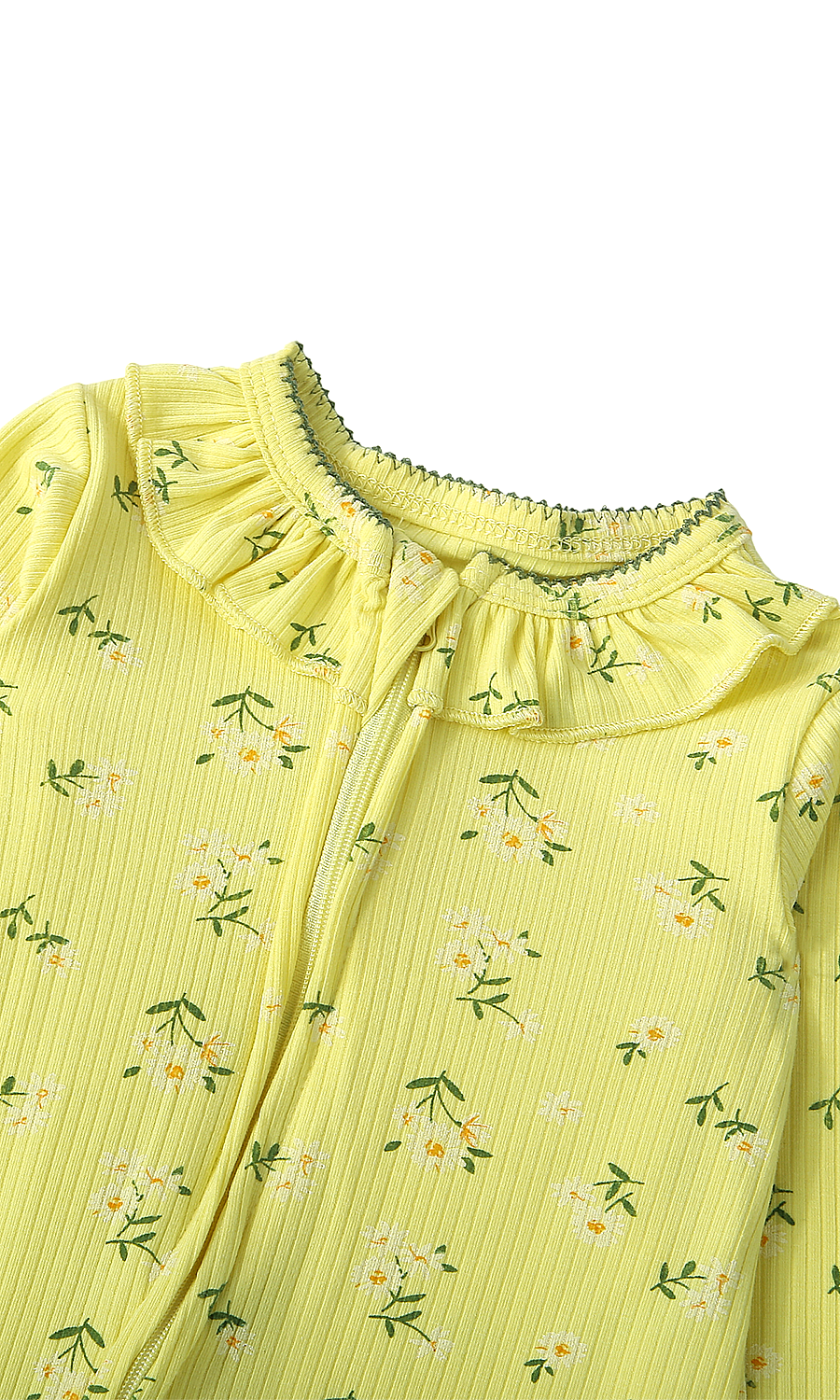 Baby Girls 6-Piece Gift Set Yellow Green & Coral Floral