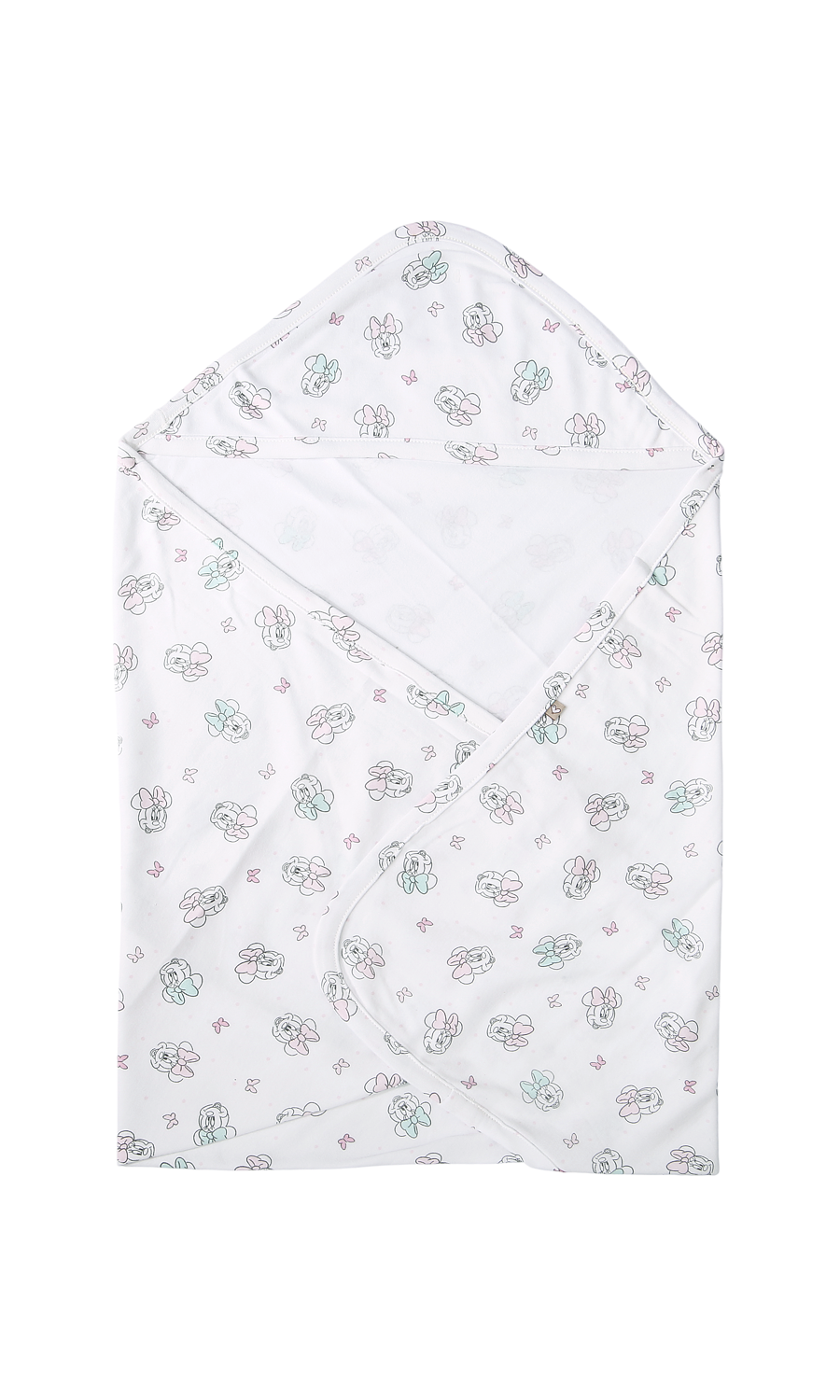 Baby Girls 7-Piece Gift Set Blush Pink Ribbed & White Puppy Floral Print Newborn Layette