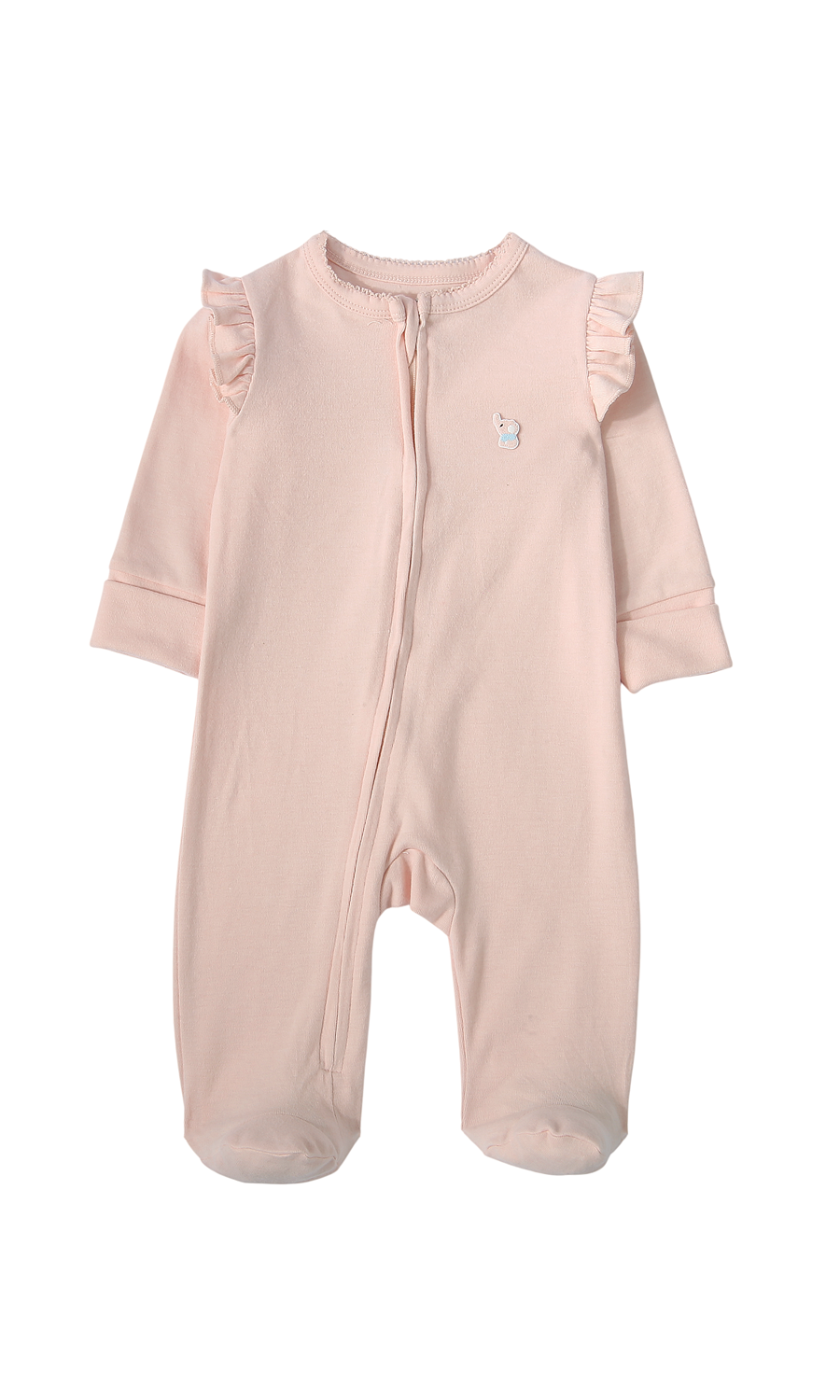 Baby Girls Footed Romper Pack of 2 Pink