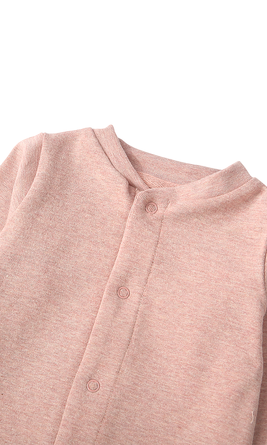 Baby Girls Sleep Suit Pack of 2 Grey Dusty Pink Spot Texture
