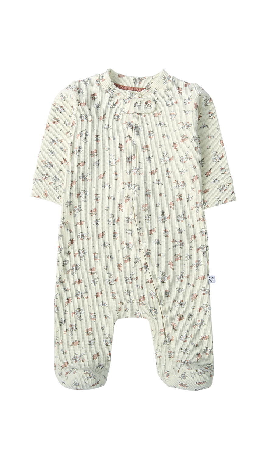 Baby Girls Sleep Suit Pack of 2 Pink Cream Floral Print