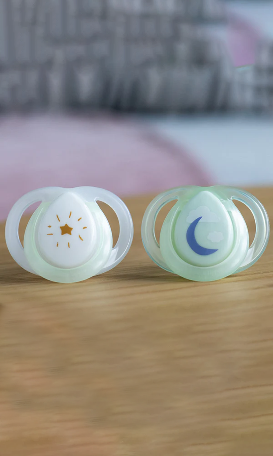 Night Time Soother 2-PK Tommee Tippee 0-6M - 433380