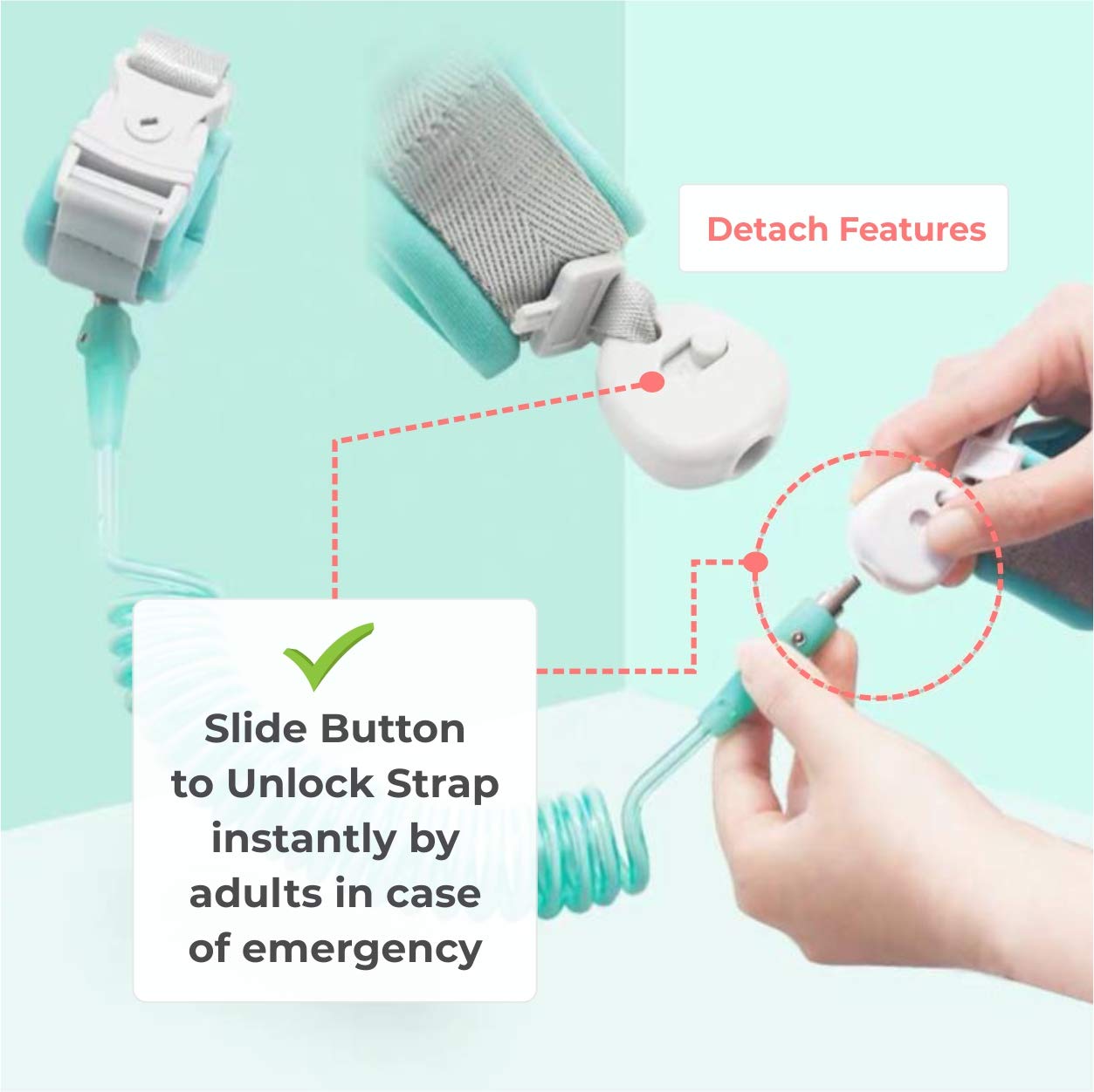 Adjustable Kids Safety Harness Belt - 0243388