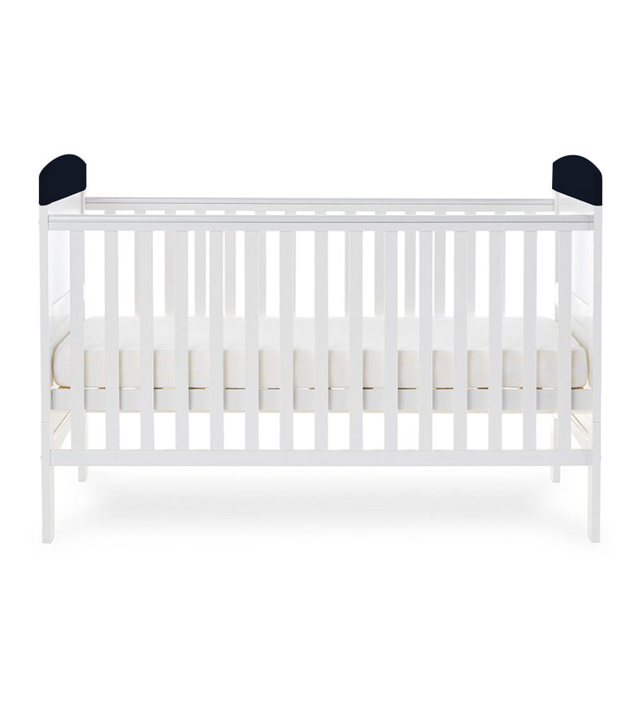 MQ 1201 White+Blue Harmison Cot Bed