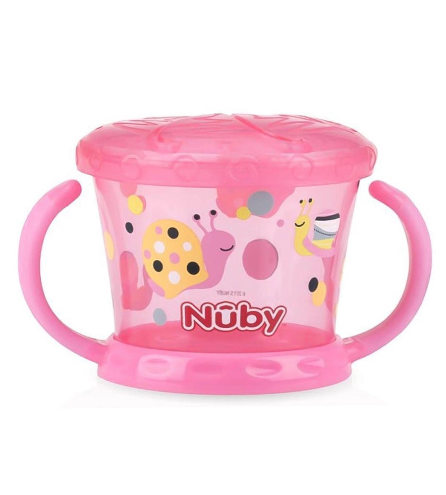 Nuby Designer Snack Keeper - 12m+ - Pink