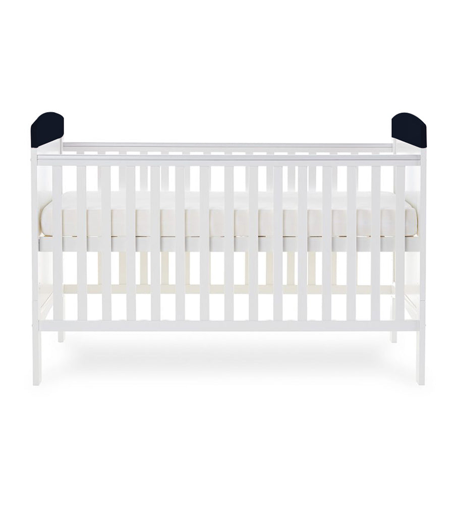 MQ 1201 White+Blue Harmison Cot Bed