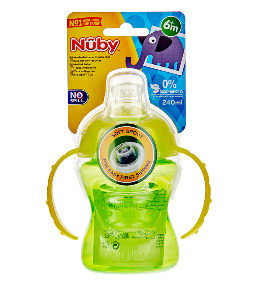 Nuby No Spill Spout Cup-Green