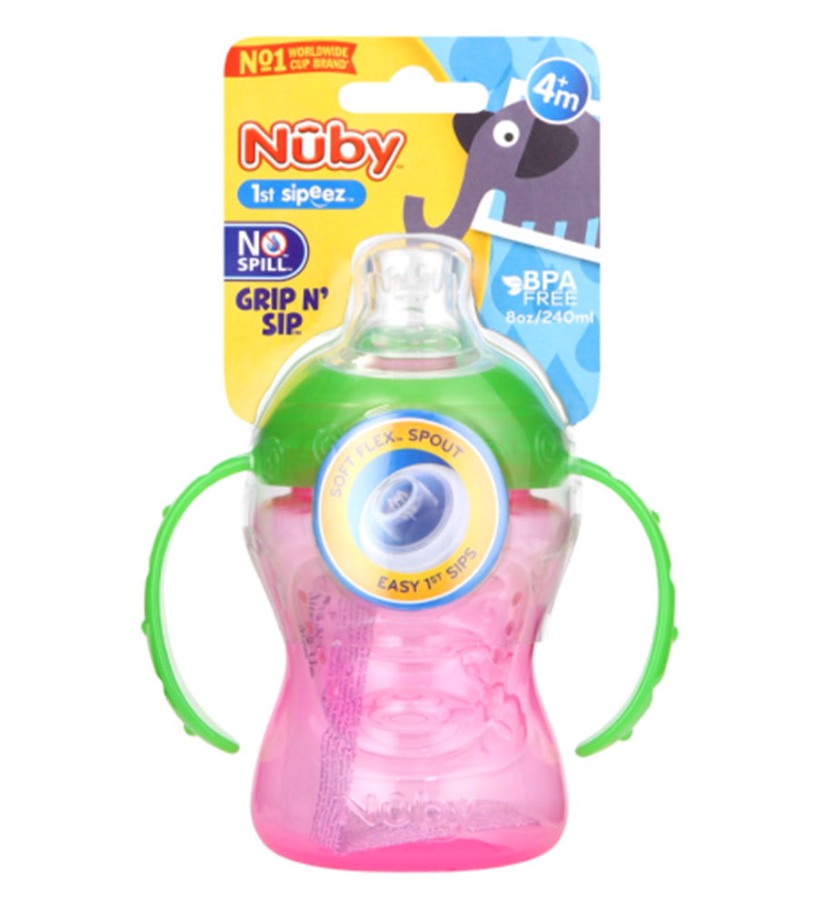 No Spill Spout Cup-Pink
