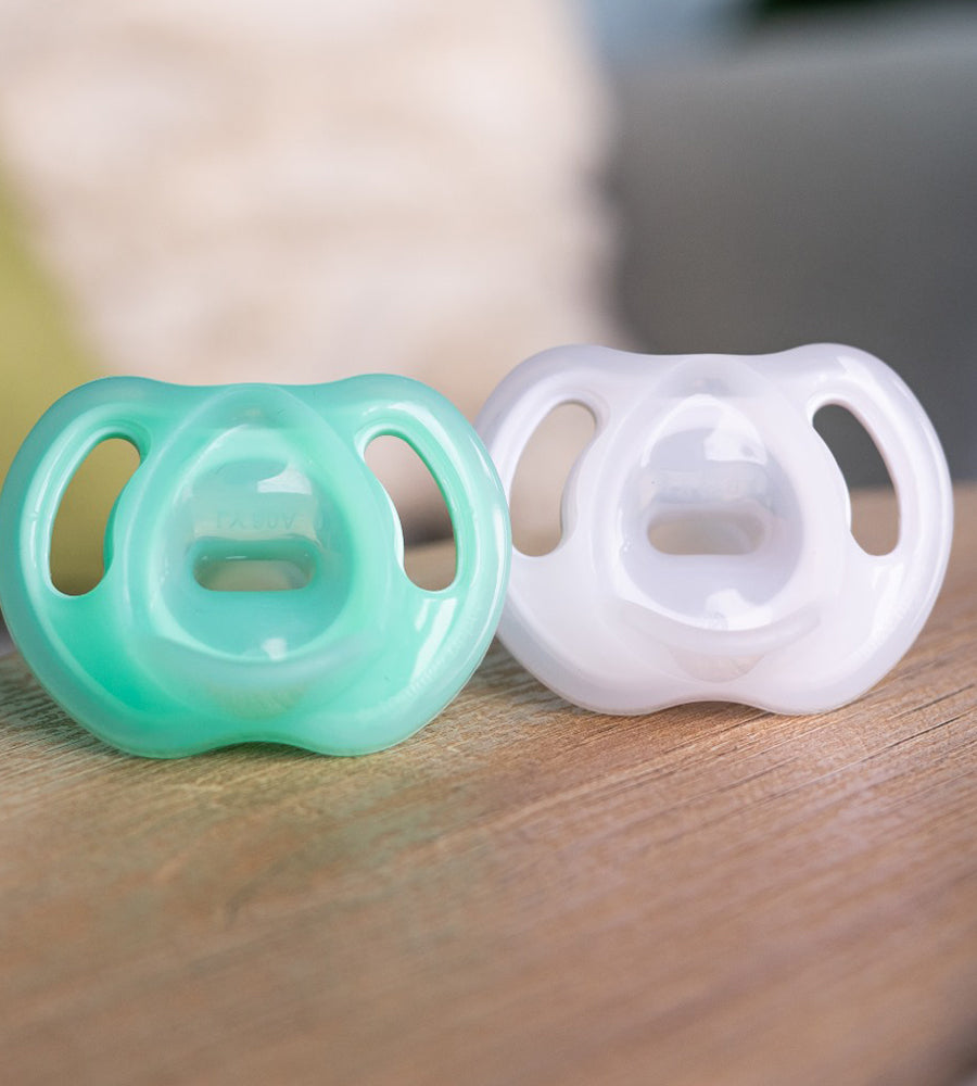 0-6M Silicone Soother 2-PK Tommee Tippee 433452