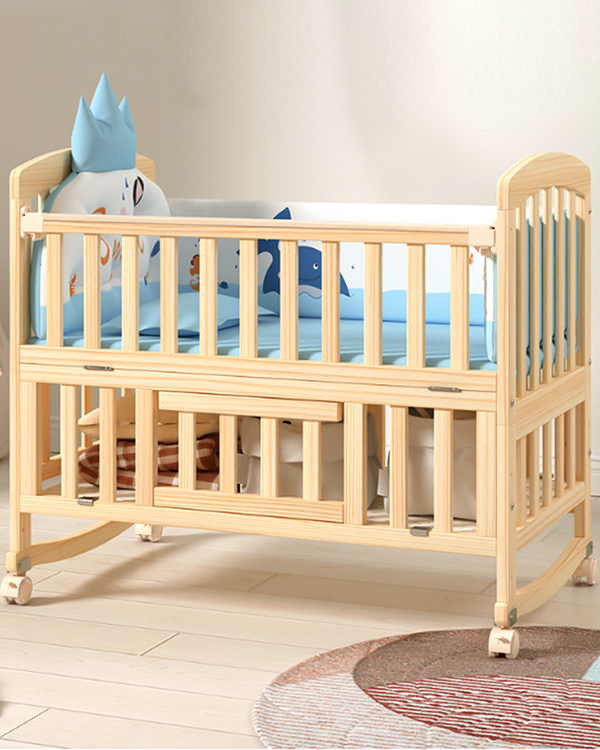 Mom Squad Baby Cot (Natural) WBB Z29 (0242600)