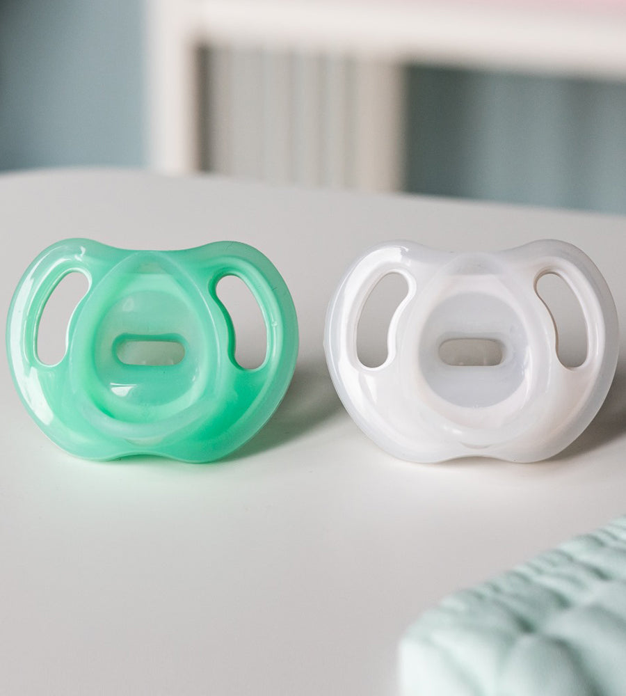 0-6M Silicone Soother 2-PK Tommee Tippee 533495