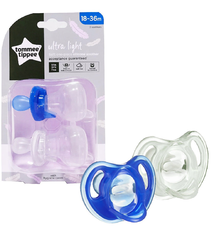 18-36M Silicone Soother 2-PK Tommee Tippee 433455