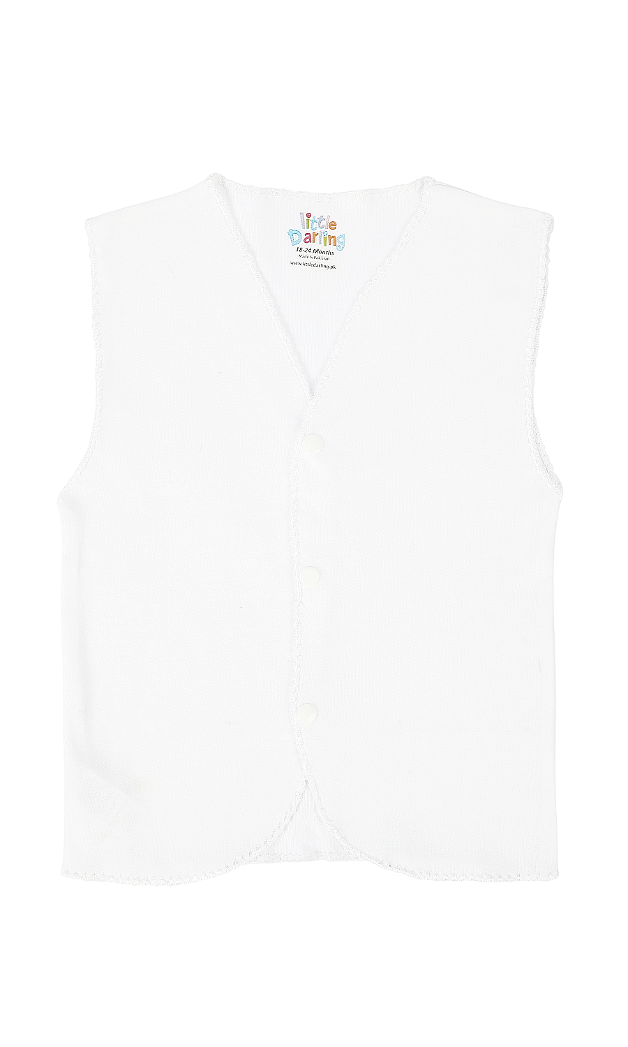 Baby Cotton Vest White