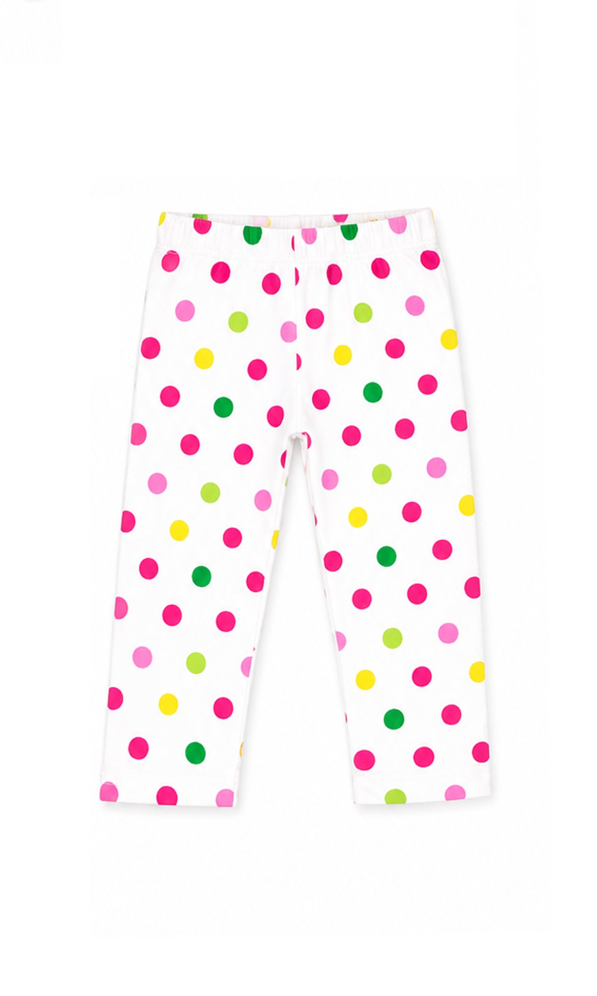 Baby White Multicolour Polka Dot Night Suit