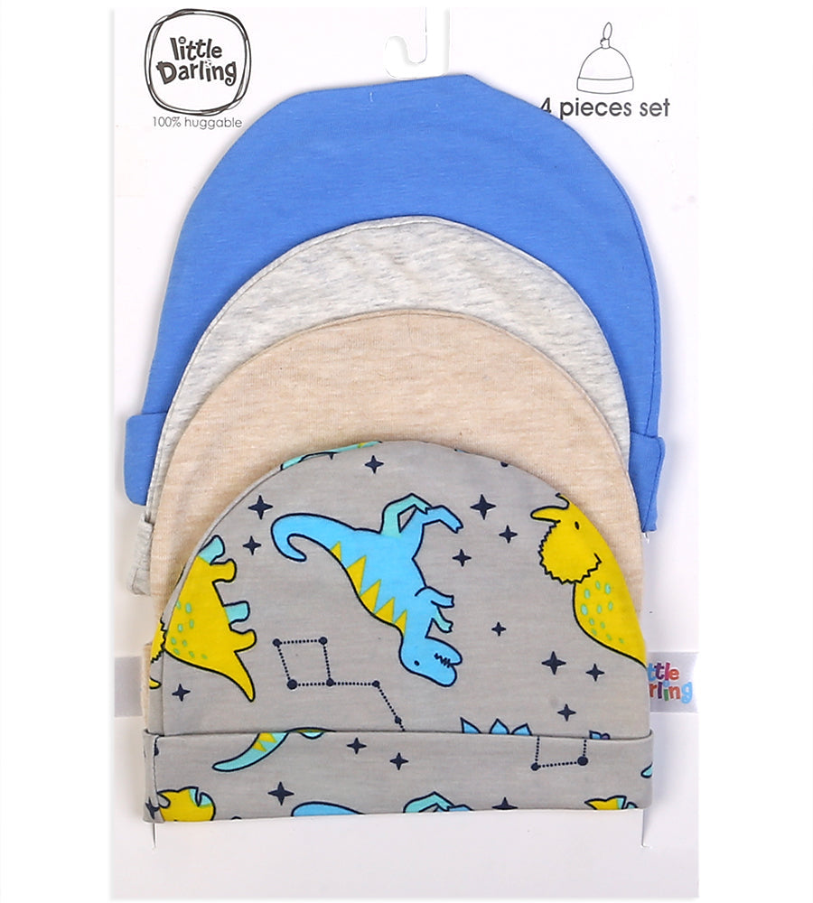 Boys Caps Pack Of 4 - 0289760