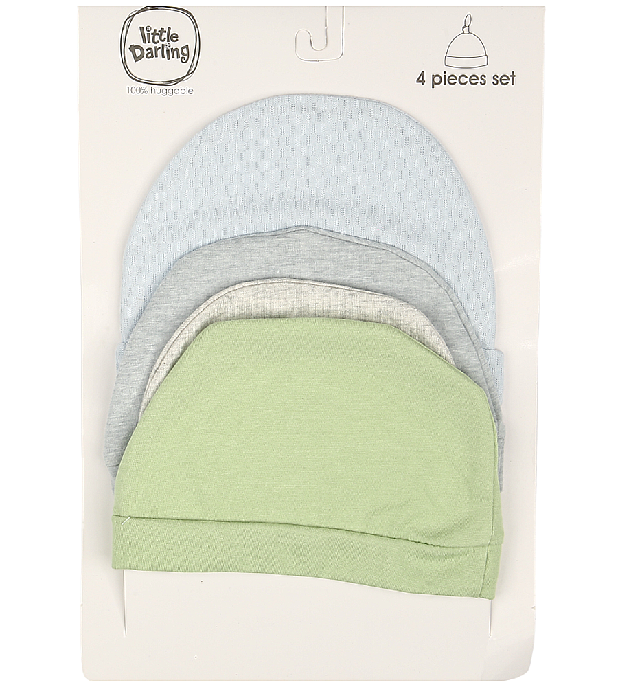 Boys Caps Pack Of 4 - 0289760