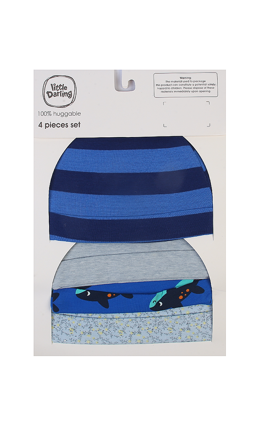 Boys Caps Pack Of 4 - 0289760