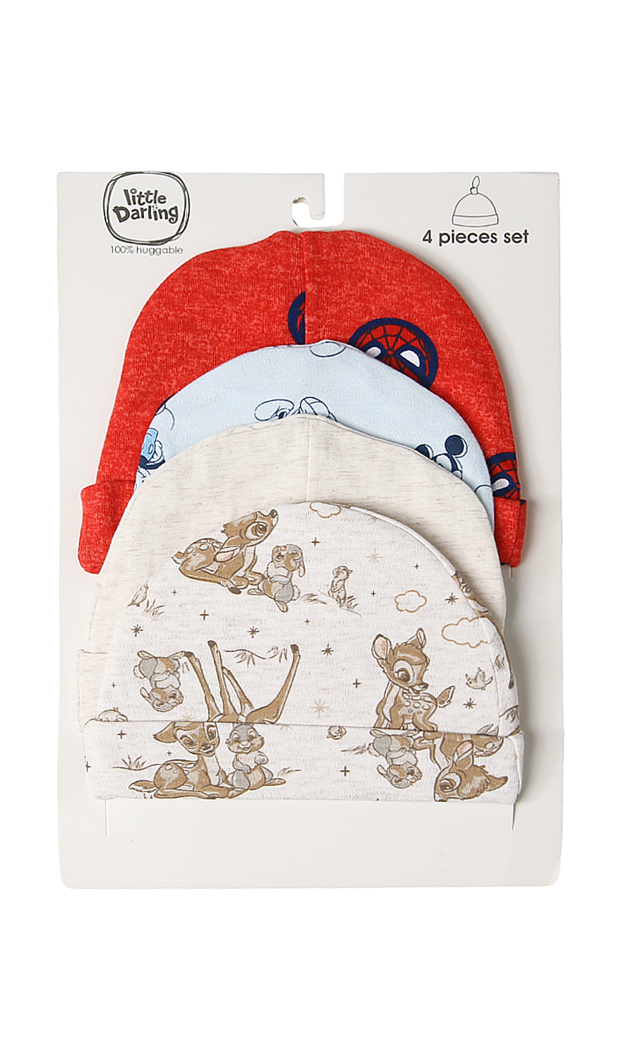 Boys Cap Pack Of 4 - 0289760
