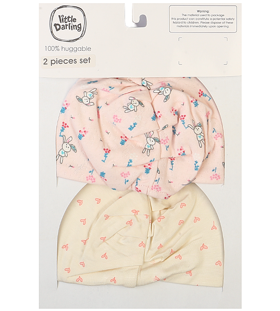 Girls Caps Pack Of 2 - 0291219