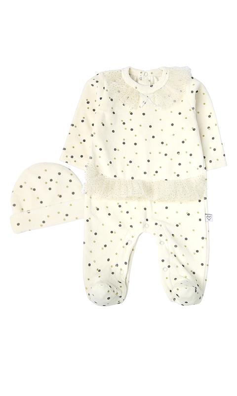 Girls Romper With Cap - 0304052