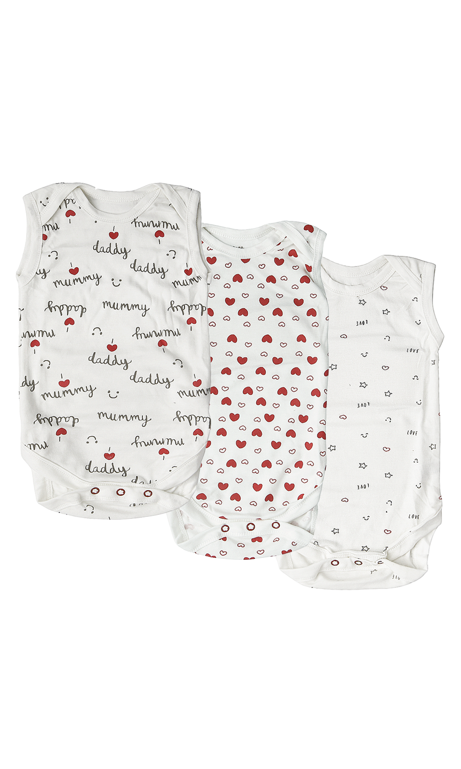 Girls Bodysuit Pack Of 3 - 0311708