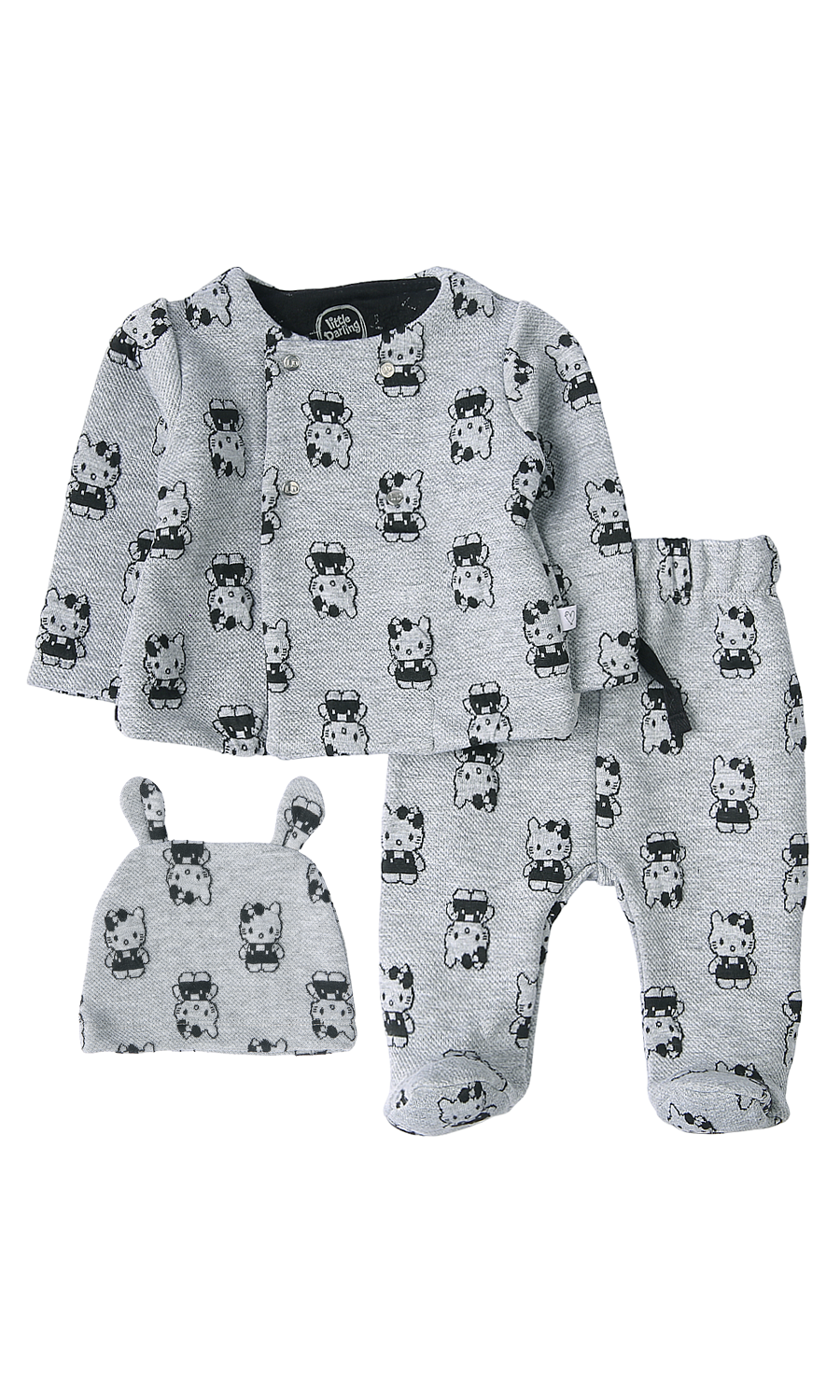 Girls Night Suit With Cap - 0319085