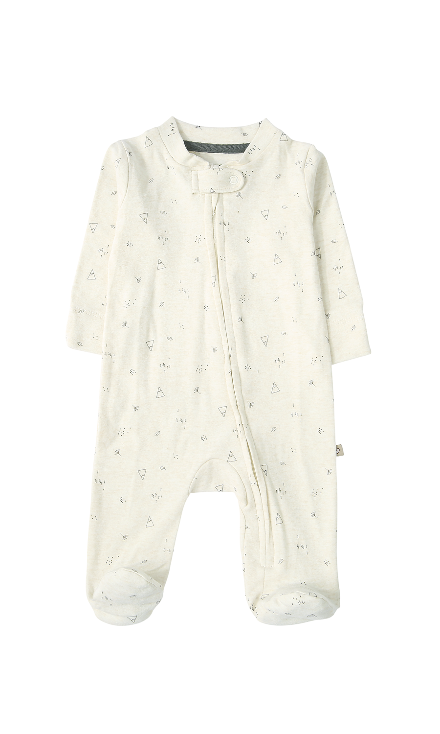 Baby Cotton Gift Set Oatmeal — 6 Piece Newborn Set