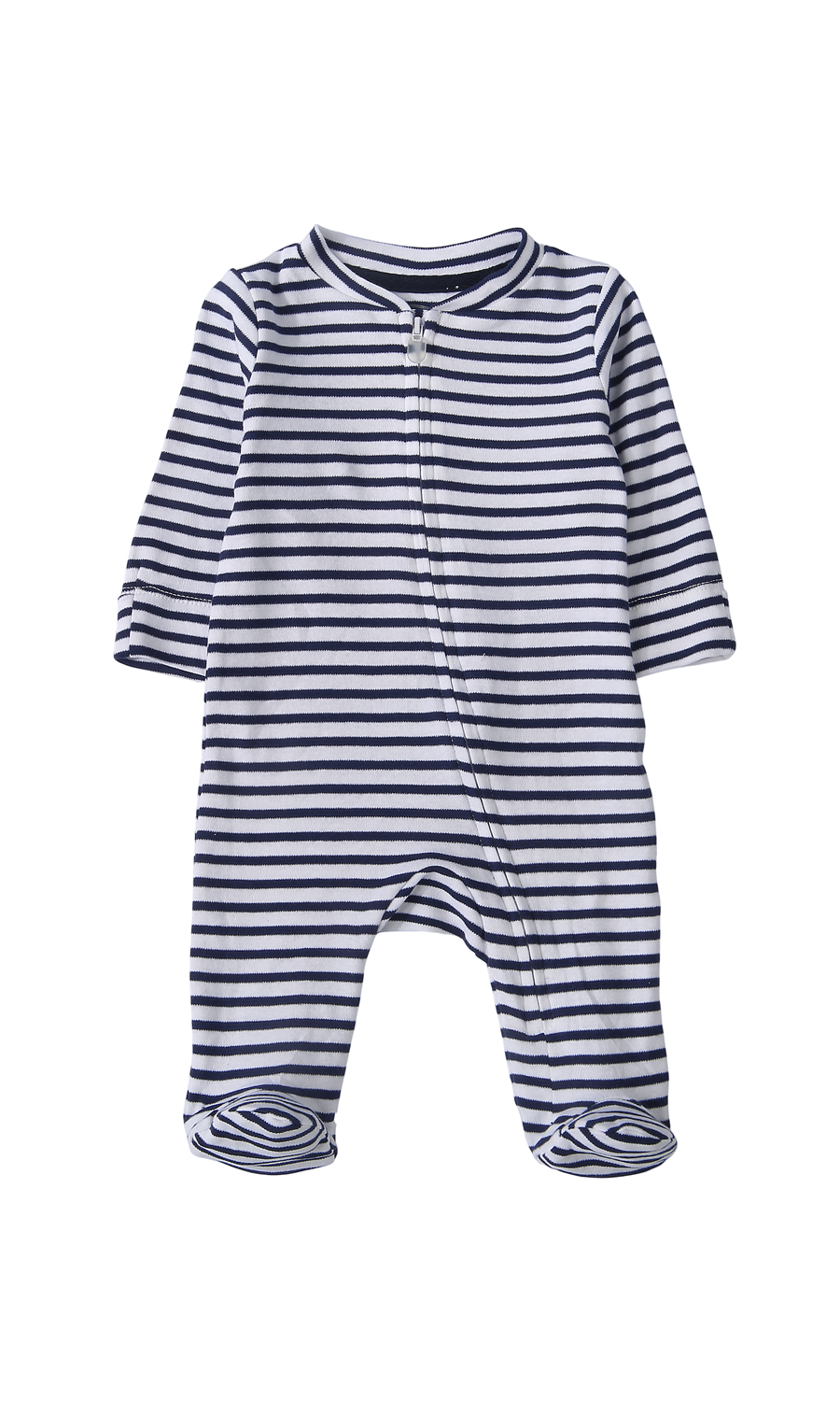 Baby Romper Pack of 2 White Navy Stripes & Mickey Mouse Print