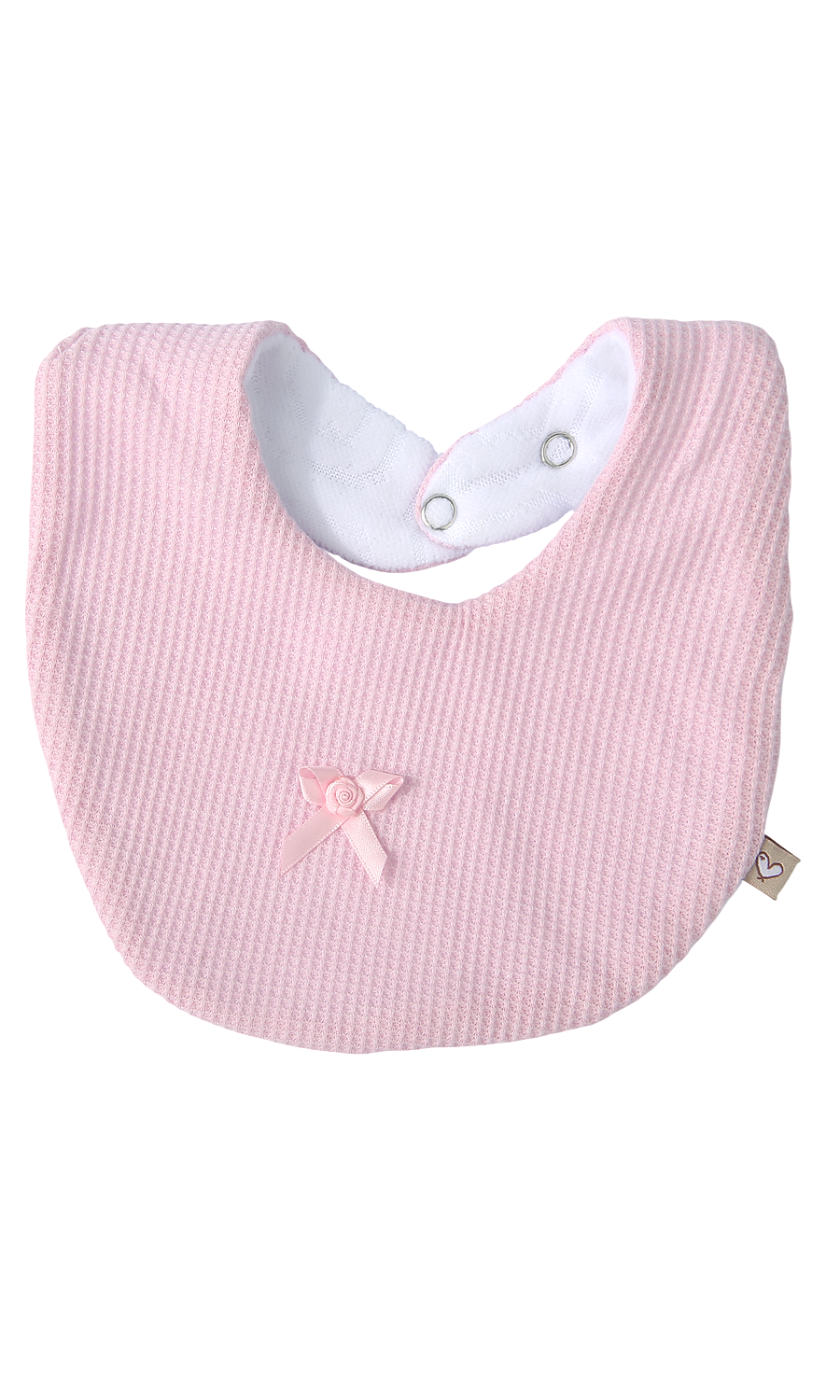 Baby Ribbed Bow Detail 6-Piece Gift Set Pink