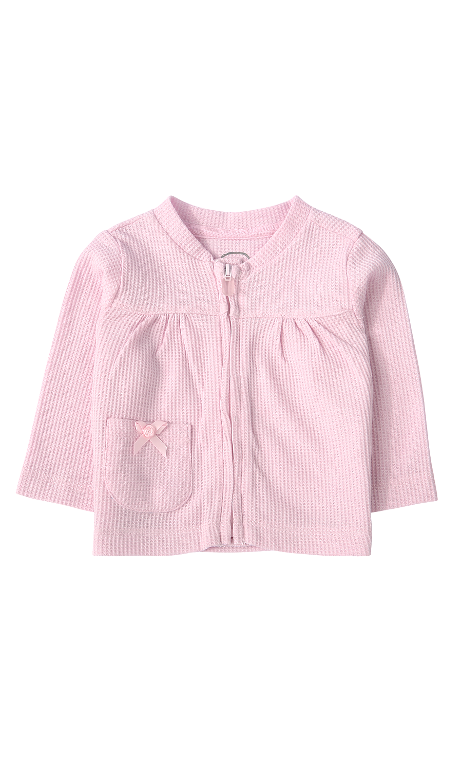 Baby Ribbed Bow Detail 6-Piece Gift Set Pink