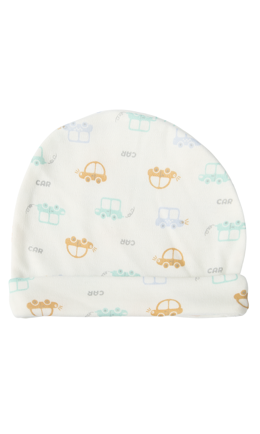 Baby Car Print 6-Piece Gift Set White