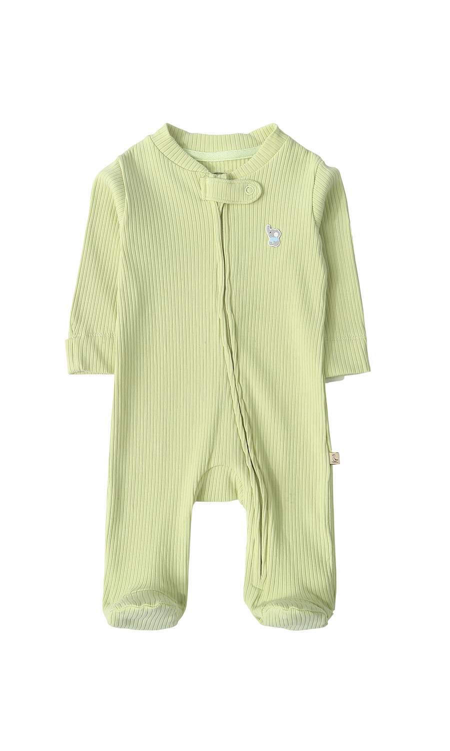 Baby Dinosaur Print Ribbed 6-Piece Gift Set Cream Green